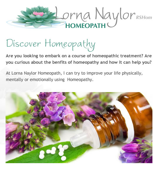 Lorna Naylor Homeopath. Practicing in Rossendale, Lancashire offering Homeopathic treatments and holistic medicine.